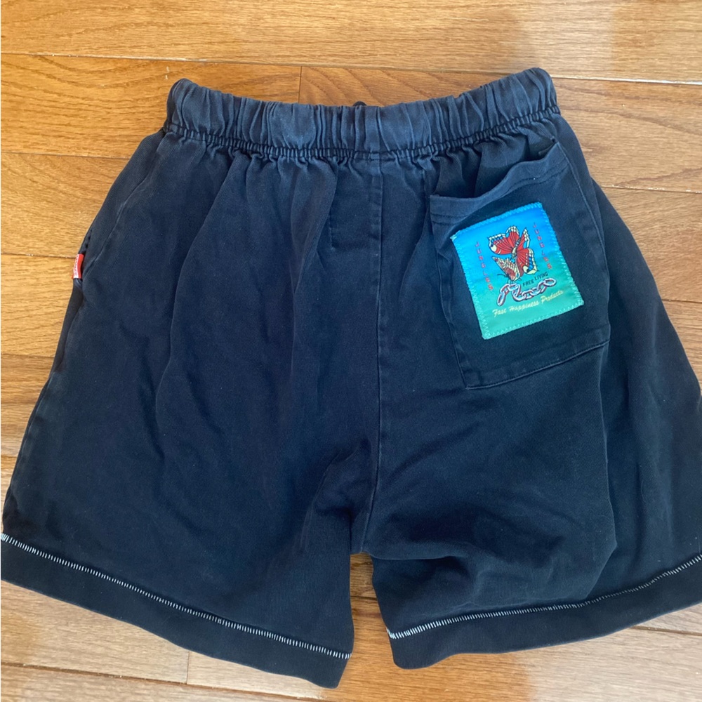 Jungles Jungles Embroidered Twill Shorts Mens Small Black Graphic Streetwear - Picture 5 of 12